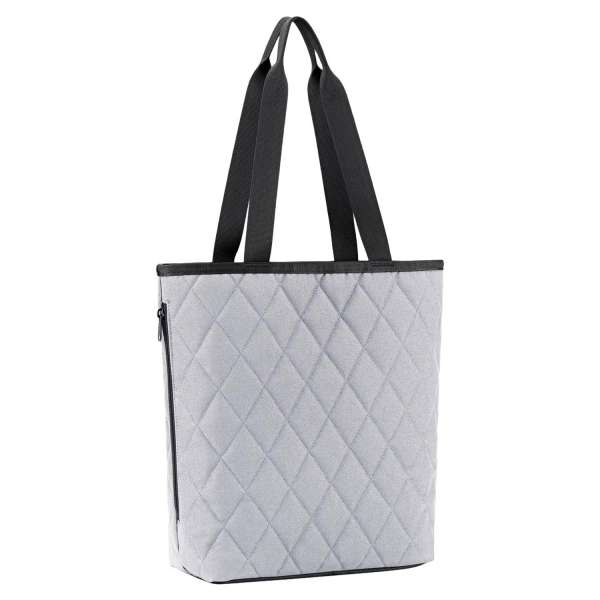 Tragetasche 15 Liter SHOPPER M RHOMBUS LIGHT GREY